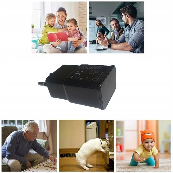 KAMERA ŁADOWARKA USB UKRYTA SZPIEGOWSKA WIFI