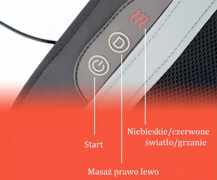 Poduszka mata do masażu masująca na ból shiatsu PH-201C masażer gateway