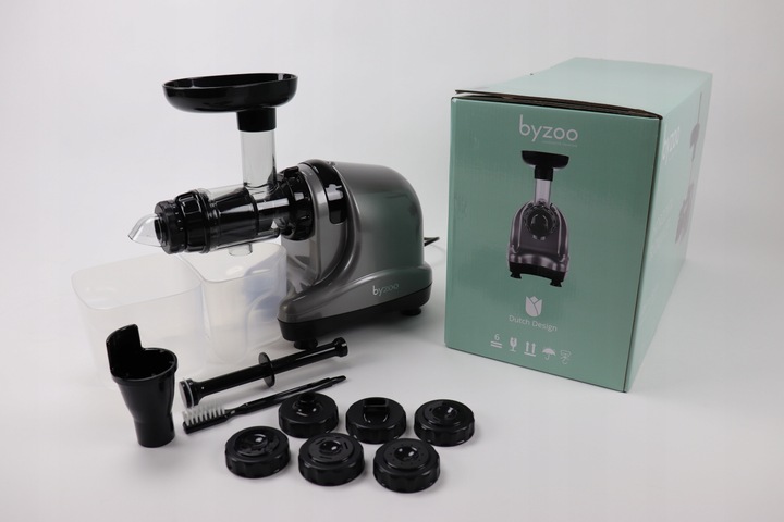 Wyciskarka do soków pozioma BYZOO Rhino srebrny