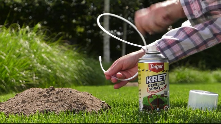 SPECJALNY KRETY REPPELLER SPRAY 400ml ODSTRASZACZ KRETA KRETOŁAP KRETOGROM