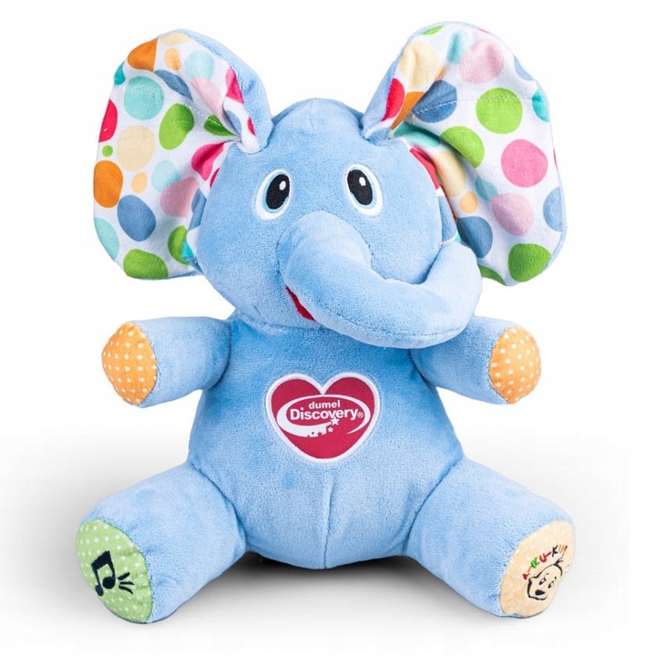 Słoń a kuku interaktywna pluszowa zabawka Dumel Discovery