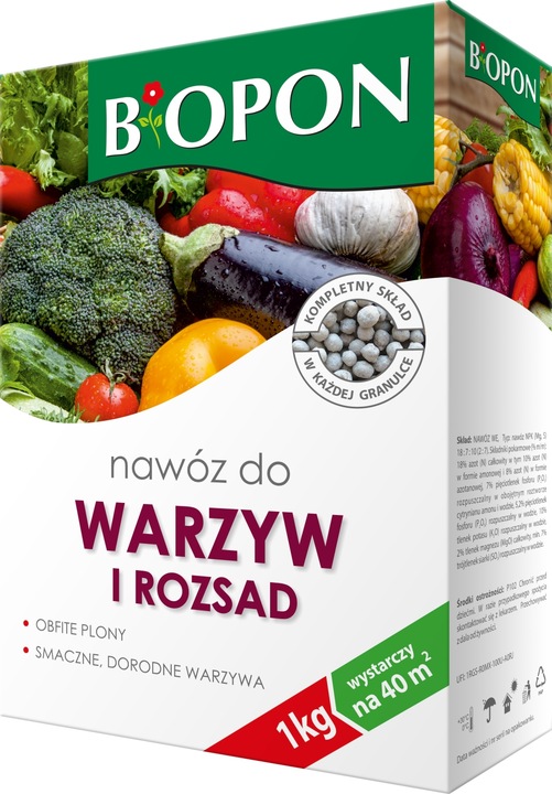 nawóz do warzyw granulat 1kg