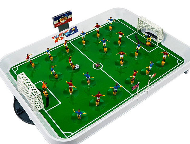 GRA PIŁKARZYKI SPRĘŻYNOWE XXL STOŁOWE PIŁKA NOŻNA +22 ZAWODNIKÓW DLA DZIECI