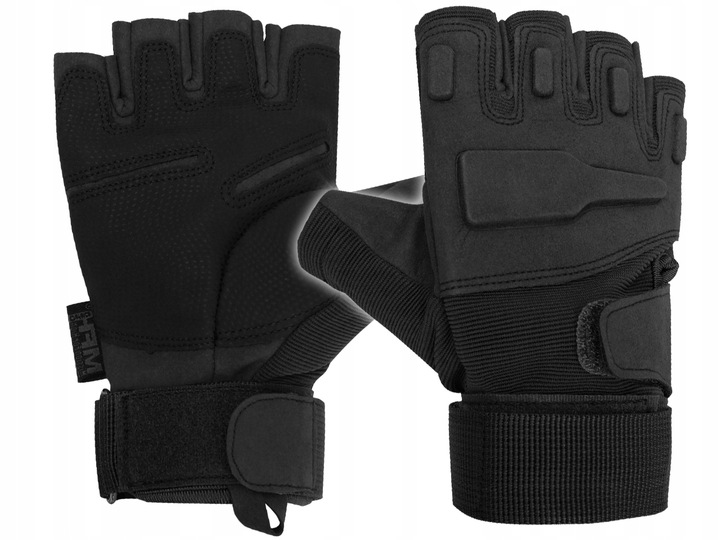 RĘKAWICE TAKTYCZNE BEZ PALCÓW PRO MFH Czarne XXL