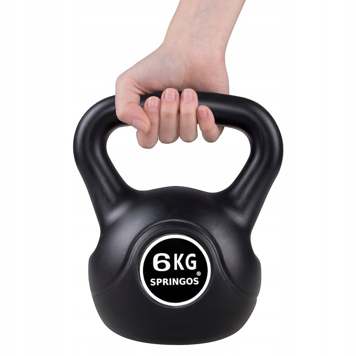 KETTLEBELL DO ĆWICZEŃ 6 kg KULA KETLE HANTLA FITNESS ABS HANTEL CIĘŻAR