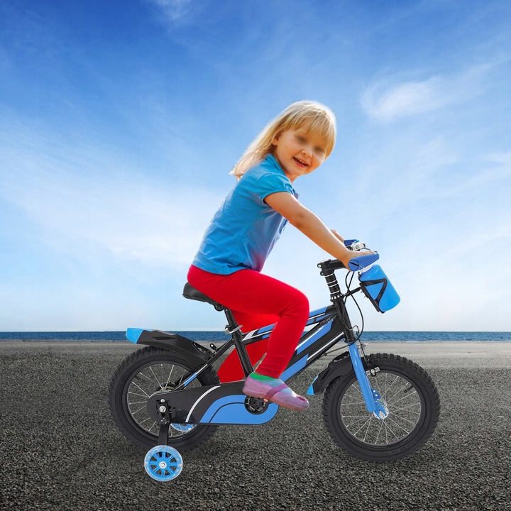 14’ Niebieski Rower dziecięcy - 3-7 lat.