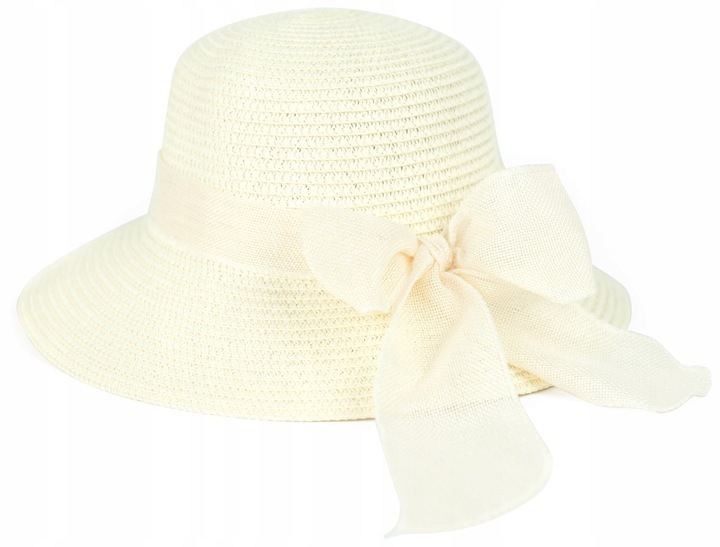 Elegancki minimalistyczny kapelusz letni Pauline cz22124-1