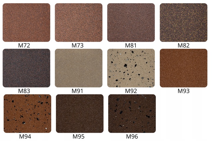 TYNK MOZAIKOWY PRÓBKA PŁYNNA TESTER 1,5Kg Kolory 35 Wzorów