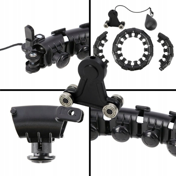 HULA HOP ODCHUDZAJĄCE Z OBCIĄŻENIEM OBCIĄŻNIKIEM SMART WYPUSTAKAMI HULAHOP