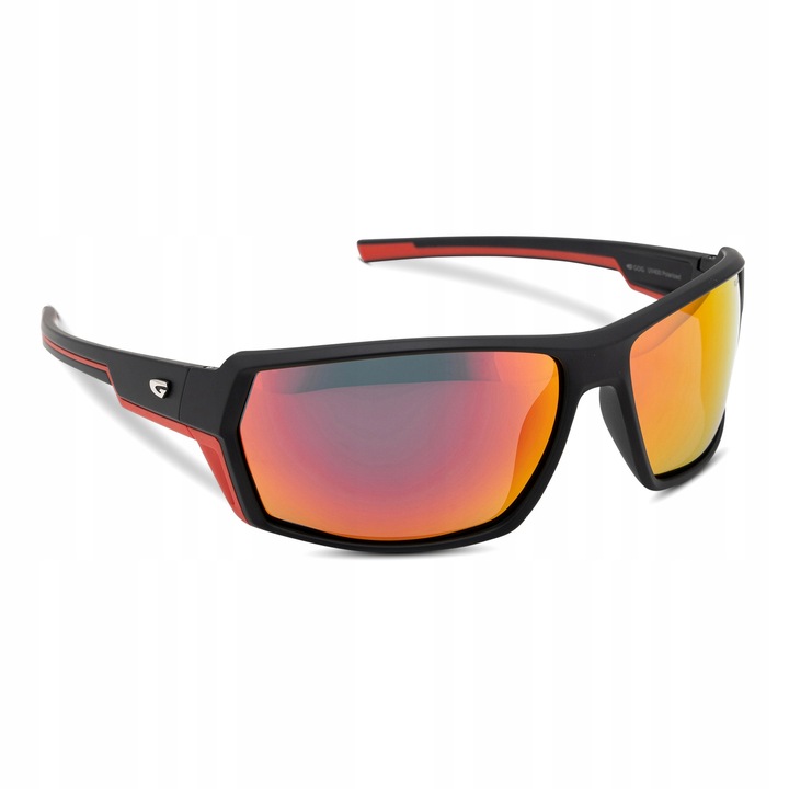 Okulary przeciwsłoneczne GOG Mistral matt black/red/polychromatic red OS
