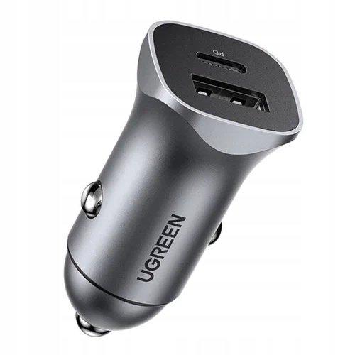 ŁADOWARKA SAMOCHODOWA UGREEN 24W USB-C USB-A 2-PORT FAST CAR CHARGER