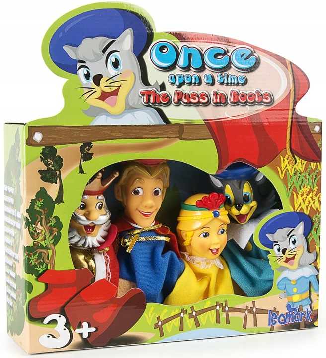 Pacynki zestaw postaci z 4 baśni