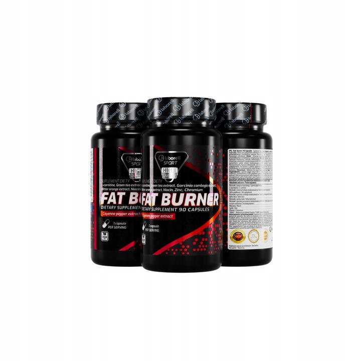 SPALACZ TŁUSZCZU Z BRZUCHA LABORELL FAT BURNER 90 BLOKER APETYTU + GRATISY!