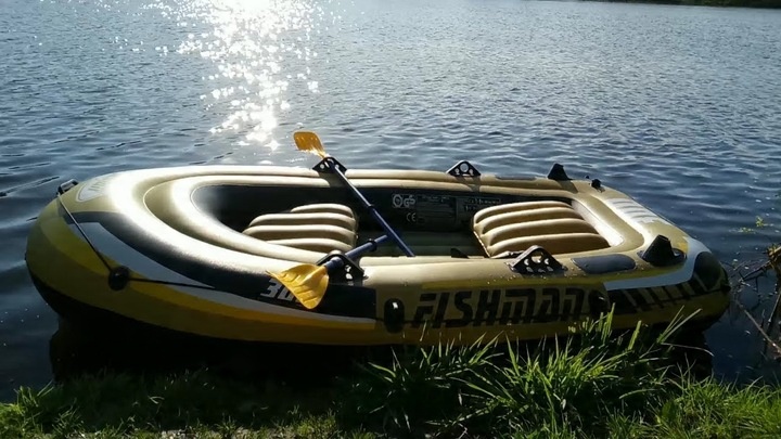 Ponton FISHMAN 300 +wiosła +pompka