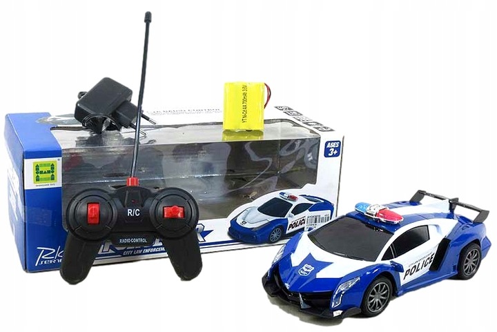 AUTO SAMOCHÓD POLICYJNY ZDALNIE STEROWANY POLICJA