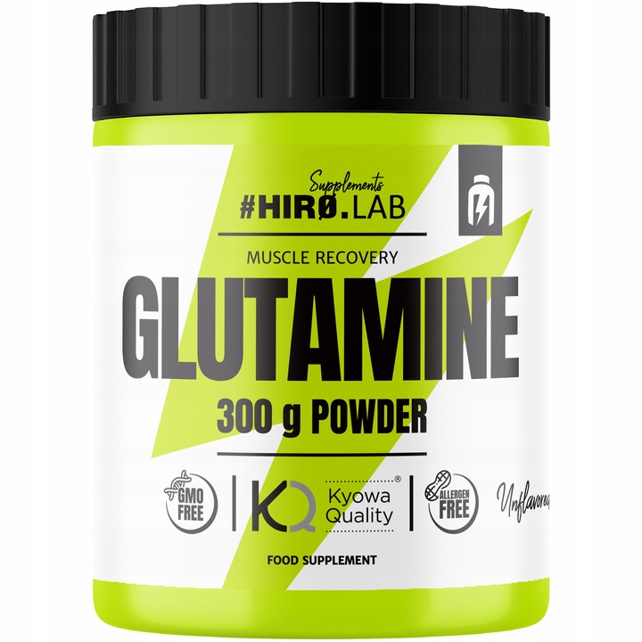 GLUTAMINA AMINOKWASY GLUTAMINE 300 g AMINO L-GLUTAMINA L-GLUTAMINE hiro
