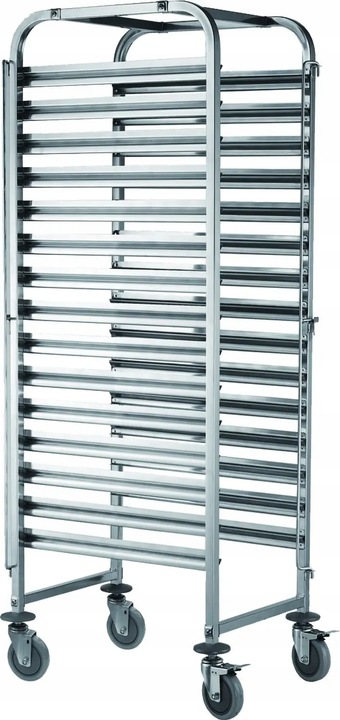 Wózek do transportu pojemników 15x GN 1/1 HENDI SMART 38x55x(H)173cm