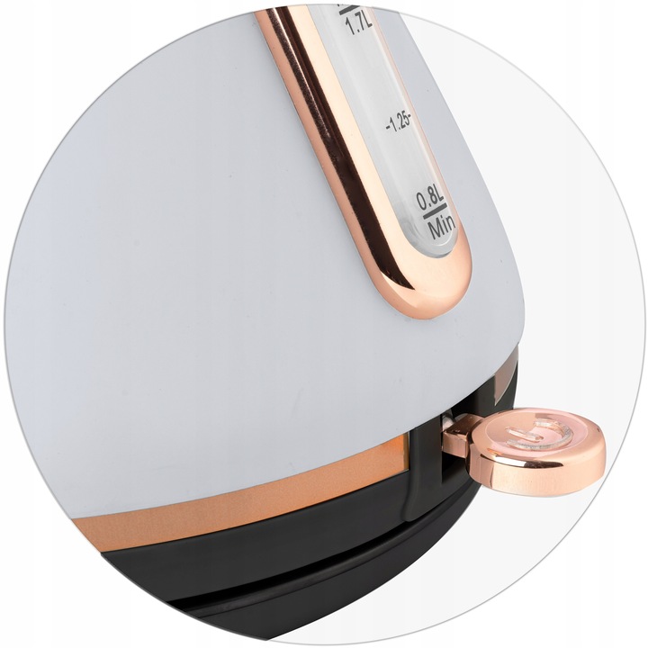 CZAJNIK ELEKTRYCZNY Z TERMOMETREM BEZPRZEWODOWY RETRO 1,7L BERDSEN