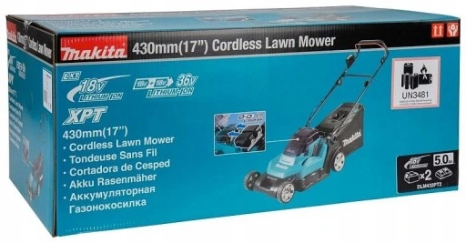 KOSIARKA AKUMULATOROWA MAKITA DLM432PT2 2x5Ah 2x18