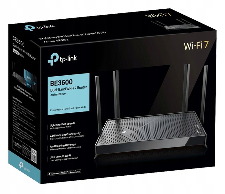 TP-Link Archer BE230 3600Mb/s a/b/g/n/ac/ax/be USB 3.0