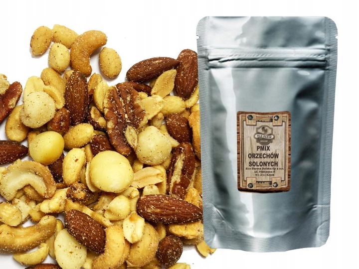 Mieszanka orzechów 1 kg solona pekan nerkowiec mix