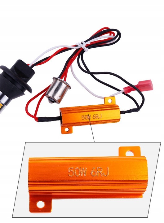 2W1 Światła DZIENNE I KIERUNKOWSKAZY LED DRL PY21W