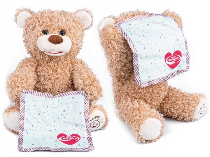 Dumel INTERAKTYWNY MIŚ ZABAWA w A-kuku PLUSZAK ma RUCHOME ŁAPKI i PYSZCZEK