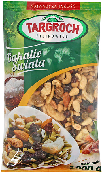 Mieszanka studencka bakalie, orzechy 1kg, Targroch