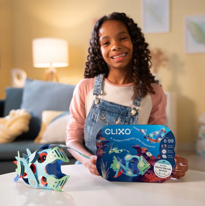 CLIXO CL-8099 OCEAN -Podwodny świat Kreatywne klocki magnetyczne Nowość USA