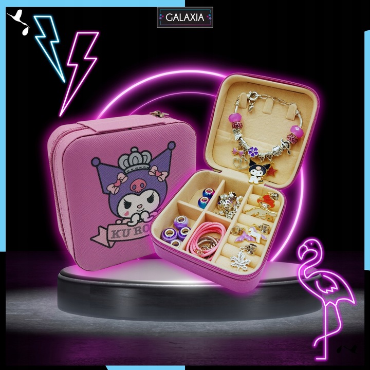 ZESTAW DO ROBIENIA BRANSOLETEK NASZYJNIKÓW Do Biżuterii Dla Dzieci Kuromi