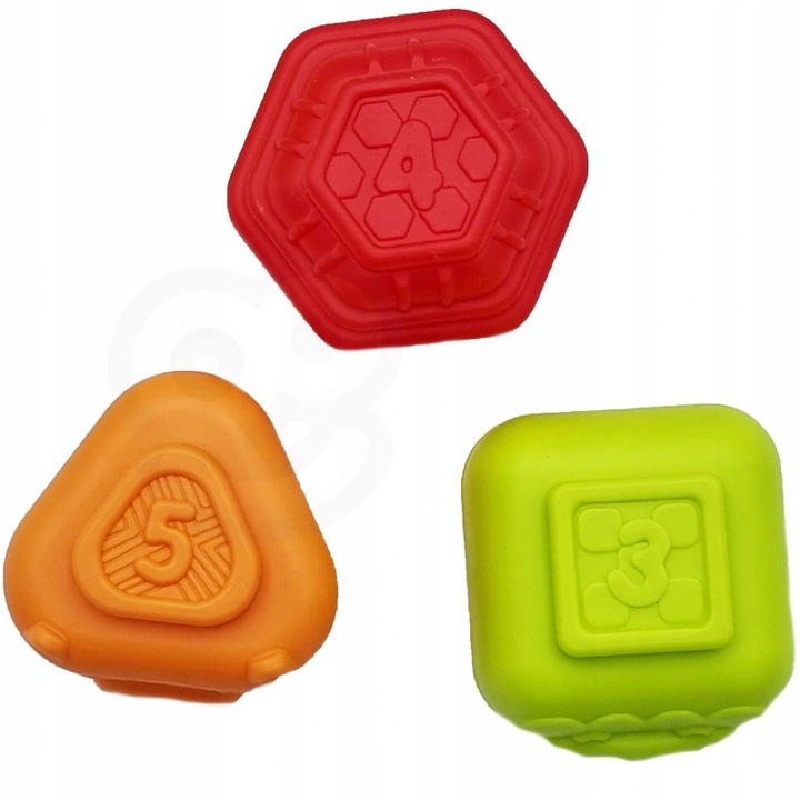 Zabawka Sensoryczna Sorter Kostka Zwierzaki 7 ele.