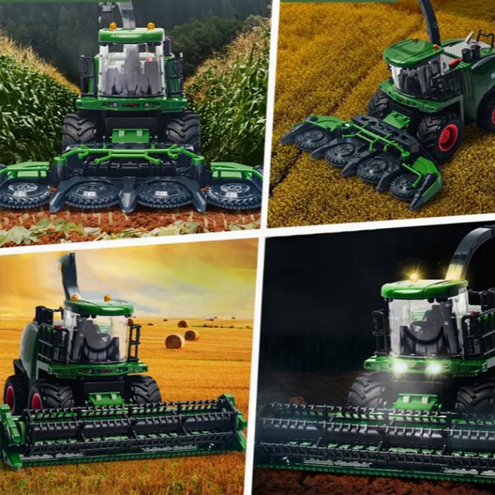 TRAKTOR ZDALNIE STEROWANY CIĄGNIK Z PRZYCZEPĄ RC na PILOTA 2W1