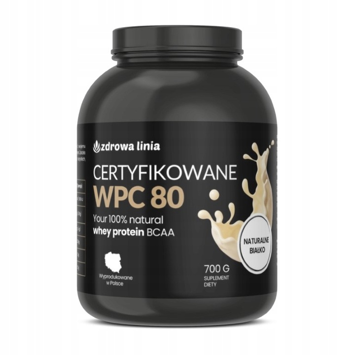 Certyfikowane Białko WPC 80 naturalne białko z BCAA