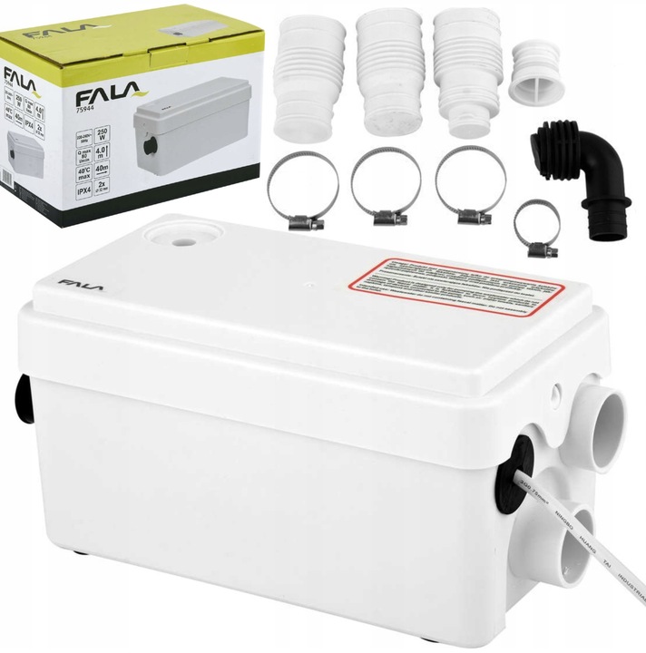 POMPA ŁAZIENKOWA DO PRYSZNICA WANNY UMYWALKI 250W AUTOMATYCZNA 80L/min