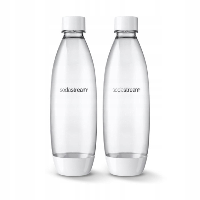 Butelki SodaStream FUSE 2x1L białe - do zmywarki
