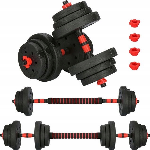 ZESTAW REGULOWANYCH HANTLI SZTANGA GRYFY HANTLE BITUMICZNE 20 kg