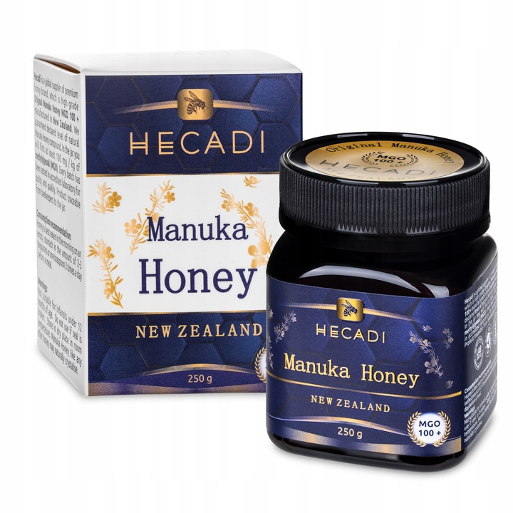 MIÓD MANUKA MGO 100+ 250 g HECADI