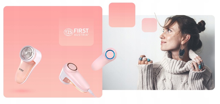 Golarka do ubrań tkanin na USB FIRST AUSTRIA