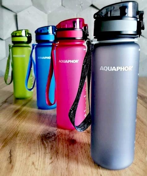 Butelka filtrująca Aquaphor City 0,5l różowa