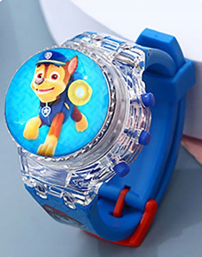zegarek dziecięcy OBROTOWY dla chłopca PSI PATROL chase + MUZYKA + ŚWIATŁO