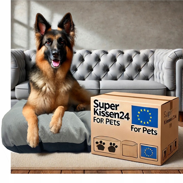 LEGOWISKO DLA PSA PODUSZKA posłanie łóżko kojec WODOODPORNE 120X80 SZAR