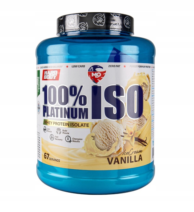 MLO ISO Platinum Izolat białka z mieszanką probiotyków WPI WPH wanilia 2kg