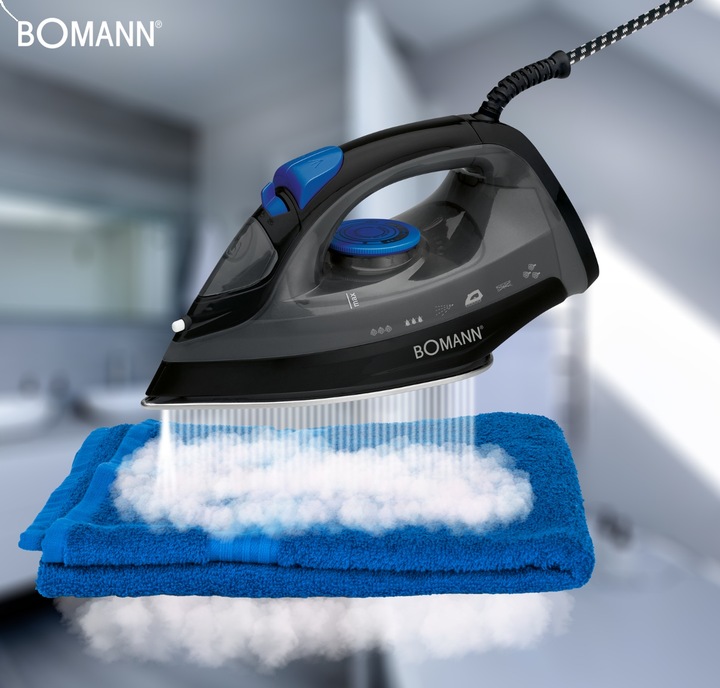 MOCNE ŻELAZKO PAROWE SAMOOCZYSZCZANIE FUNKCJA PARY 7 FUNKCJI 1800W