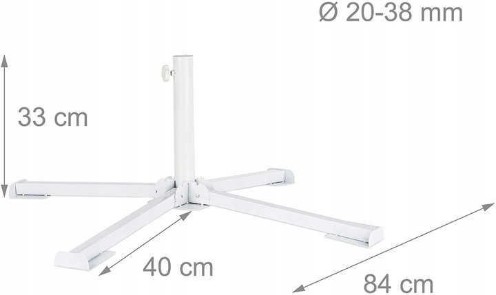 Podstawa Do Parasola Ogrodowego Metalowy Stojak Pod Parasol