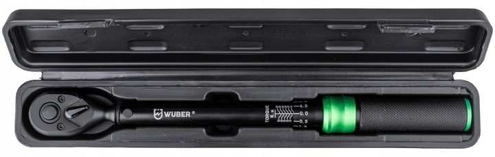 KLUCZ DYNAMOMETRYCZNY 1/2"Z BLOKADĄ 10-60NM CERTYFIKAT KALIBRACJI CR-V ETUI