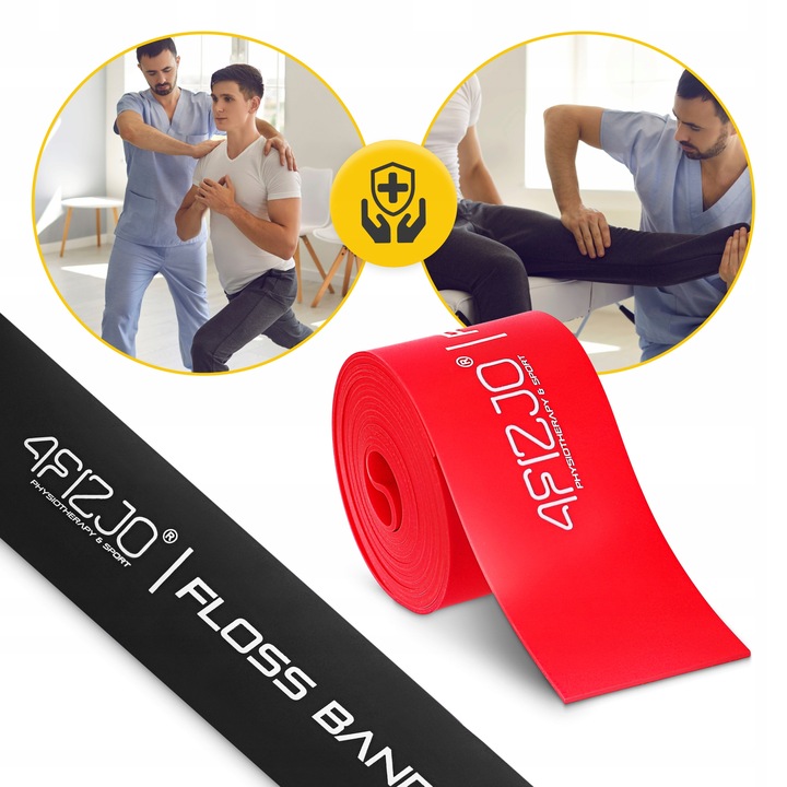 ZESTAW DO FLOSSINGU GUMA FLOSS BAND KOMPRESYJNA GUMA DO REHABILITACJI 2szt.