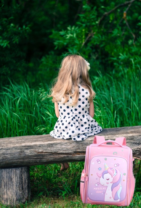 PLECAK PRZEDSZKOLNY PLECACZEK DLA DZIEWCZYNKI JEDNOROŻEC POJEMNY