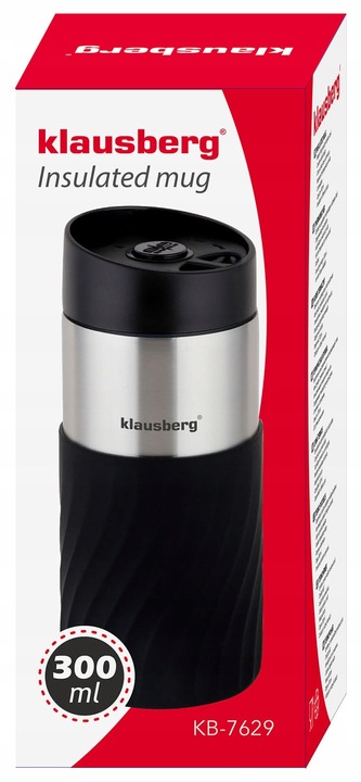 Kubek termiczny 300ml KLAUSBERG biały KB-7631