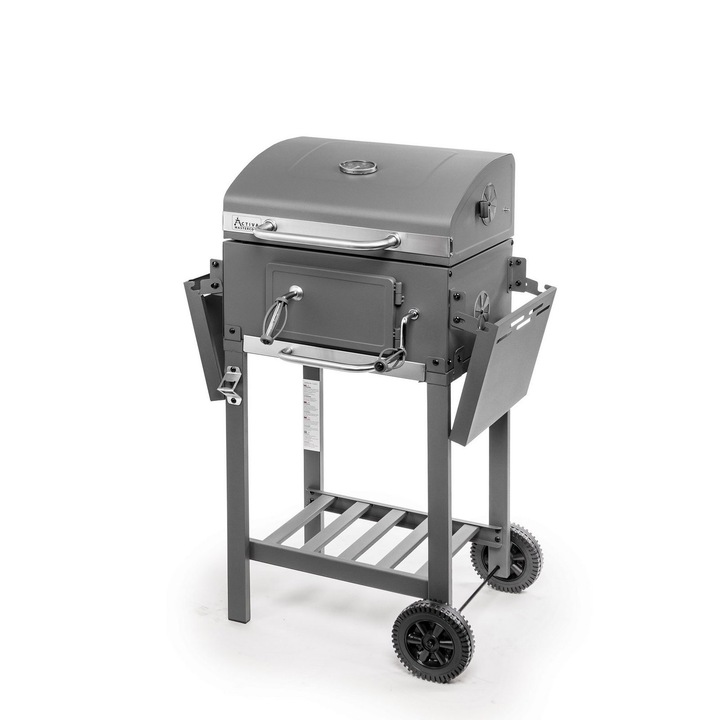 Grill Węglowy Activa Mastercook Angular Smart Ruszt Chromowany 42 x 31,3 cm