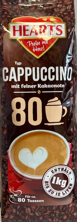 Cappuccino kakaonote Hearts 1 KG